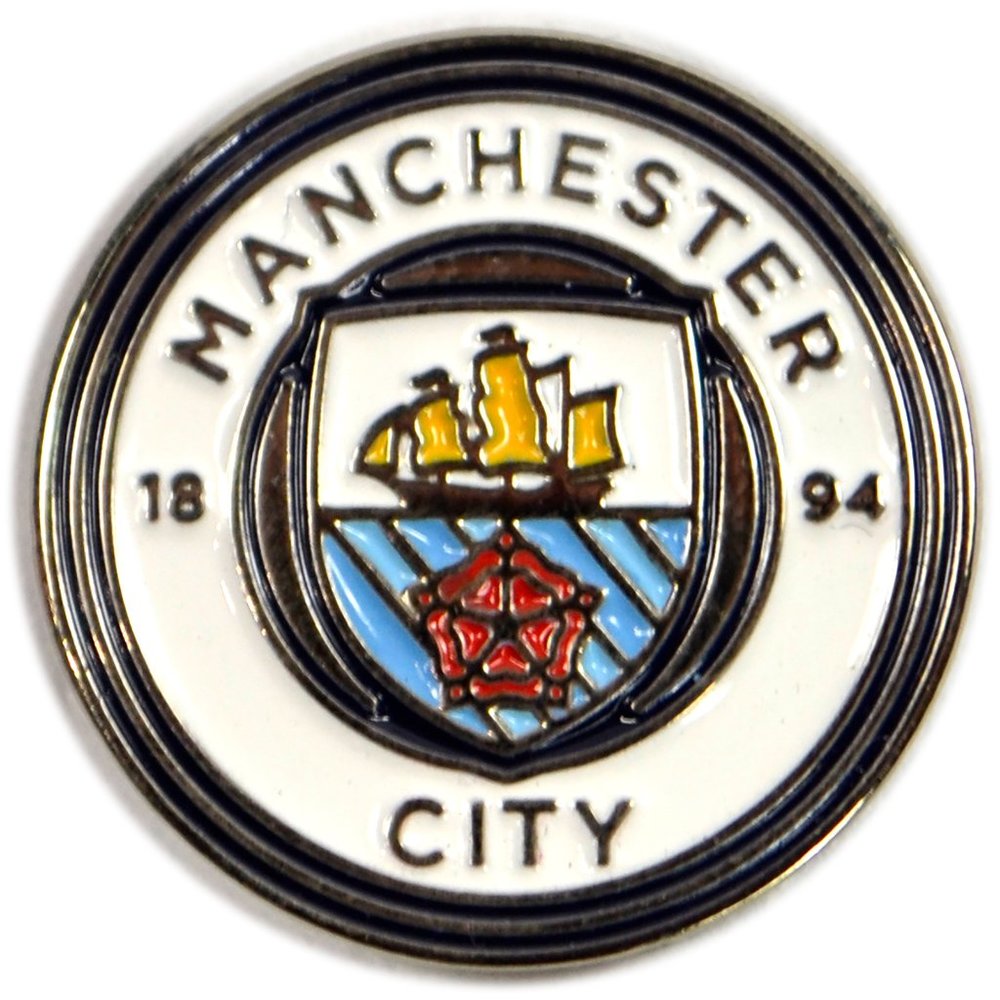 Manchester City FC Crest Badge Pin